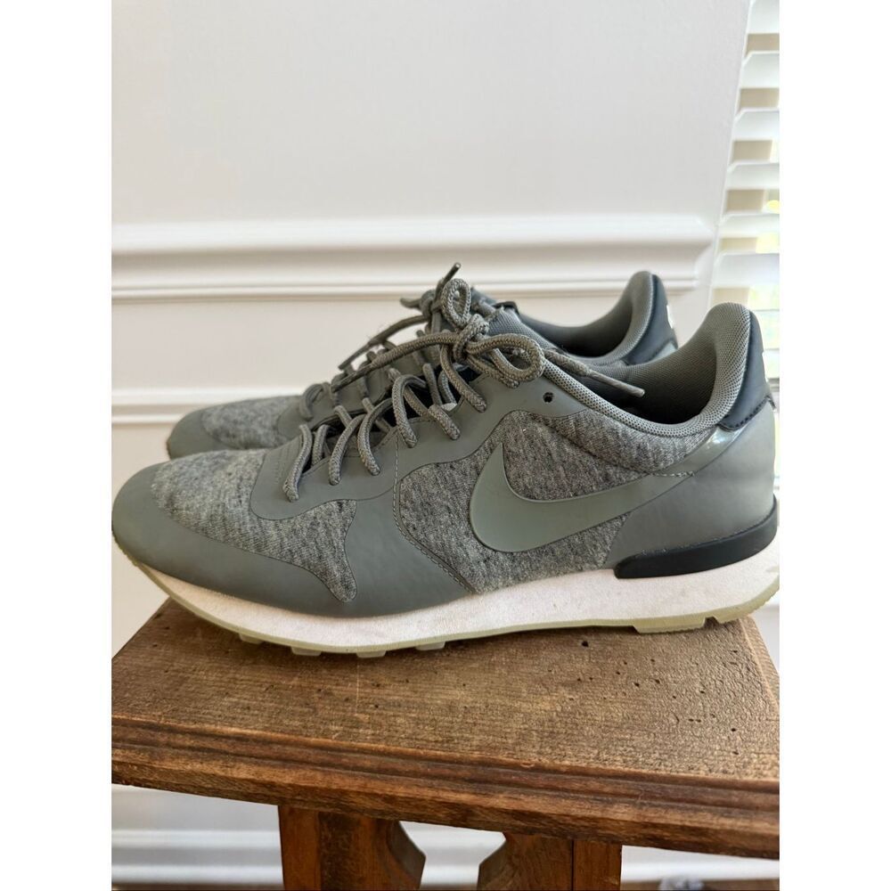 Nike Internationalist Tech Pack Grey Heather Flannel Sneakers Athletic Shoes 9